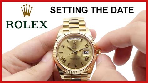 rolex day time|how to adjust Rolex time.